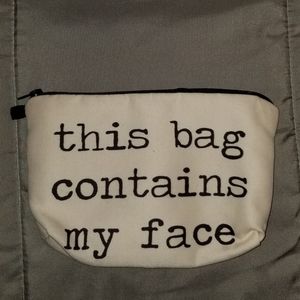 Black & White Makeup pouch